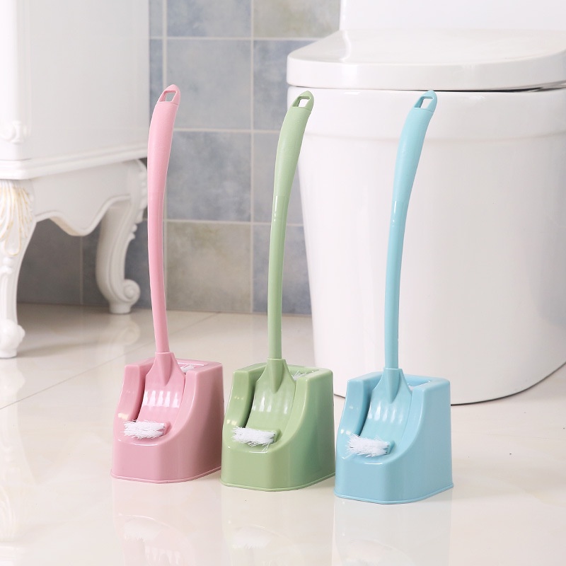 GaGiNang แปรงขัดห้องน้ำ แปรงล้างชักโครก ด้านพร้อมที่วางแปรง Toilet Brush