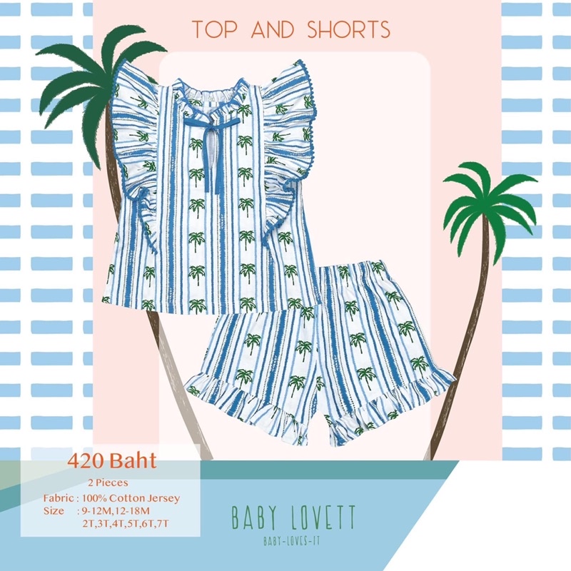 (New)Babylovett Palm Springs Collection 18-24