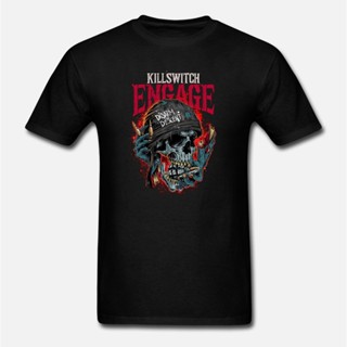 เสื้อยืดผ้าฝ้ายพิมพ์ลายขายดี เสื้อยืดแขนสั้น พิมพ์ลาย Killswitch Engage Disarm The Descent สไตล์พังก์ร็อค แฟชั่นสําหรับผ