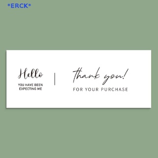 Erck&gt; ใหม่ สติกเกอร์ฉลากซีล ลาย Thank You ขนาดเล็ก สําหรับติดตกแต่งบรรจุภัณฑ์ 30 ชิ้น