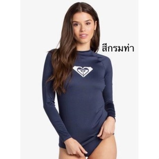 SALE! เสื้อว่ายน้ำแขนยาว Roxy Rashguard สีกรมท่า