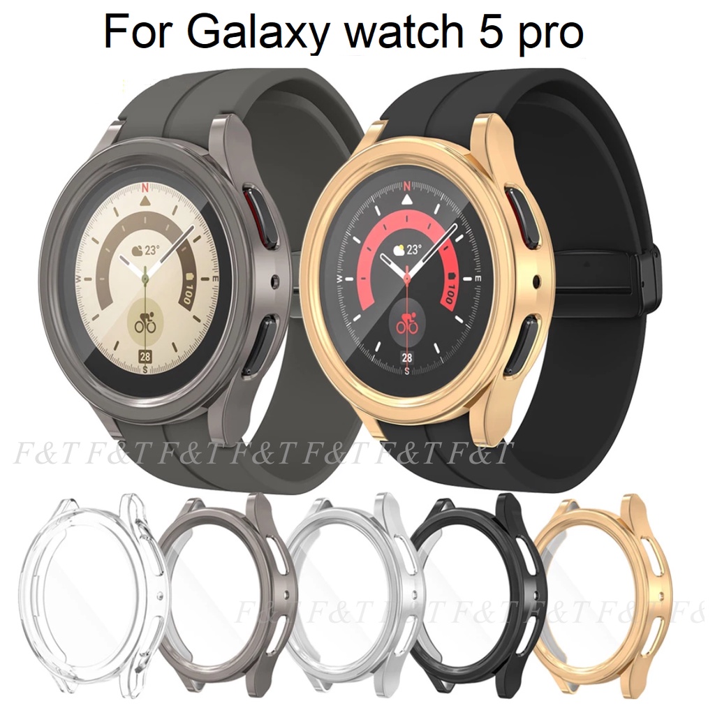 เคสมือถือ TPU แบบนิ่ม กันกระแทก สําหรับ Samsung Galaxy Watch 5 pro Galaxy Watch 5pro 45 มม. Galaxy Watch 5 pro