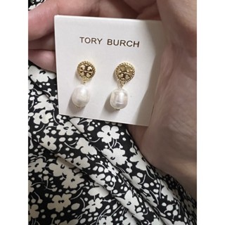 Tory Burch ต่างหูมุก แท้ 💯