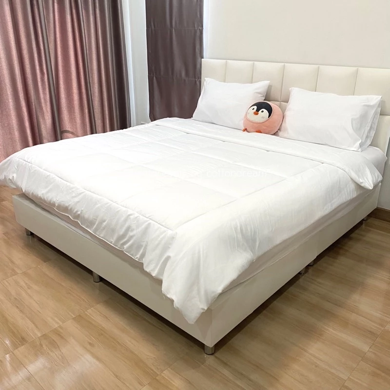 ชุดผ้าปูที่นอนพร้อมผ้านวม 7 ฟุต 4 ชิ้น ผ้าคอตตอน thumbnail 8