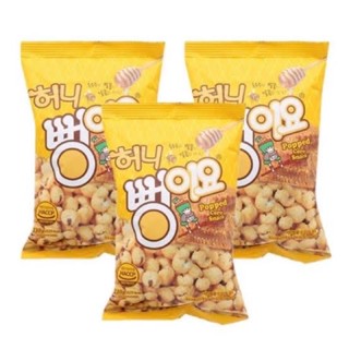 [พร้อมส่ง🚚]뻥 이요 Upon Pop corn Snack 110g./ 255 g. ขนมป๊อปคอร์นเกาหลี  รสน้ำผึ้ง🐝🍯