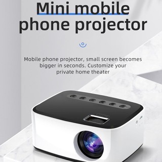 โปรเจกเตอร์ mini Projector มินิโปรเจคเตอร์ พาพกสะดวก1080P แบบพกพา เครื่องโปรเจคเตอร์