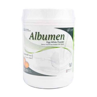 Albumen Egg White Powder (อัลบูเมน ผงโปรตีนไข่ขาว) ขนาด 400 กรัม