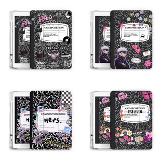 kuromi for เคสไอแพด air 1 2 3 4 5 mini 4 5 6 เคส Gojo Satoru gen 7/8/9 10 pro 11 10.2 10.9 2021 comportion case pen slot