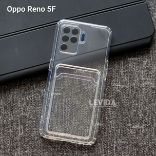 เคส Oppo Reno 5F Oppo A16E Oppo A16K ช่องใส่การ์ด เคสใส Oppo Reno 5F Oppo A16K Oppo A16E