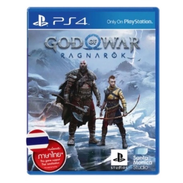 God of war ragnarok ภาษาไทย Ps4  ใหม่ มือ1 พร้อมส่ง เกม Playstation sony game action rpg adventure gow 2022