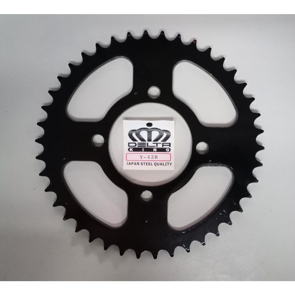 Y-44 Y-40MOTORCYCLE SPROCKET 428 REAR BLACK YAMAHA SS, RXZ 428-44 428-40