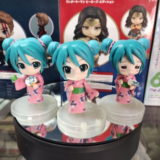 โมเดล  มิคุ Model Hatsune Miku เซ็ท 3 ตัว ตั้งโชว์ ของเล่น ของสะสม ของขวัญ ของฝาก