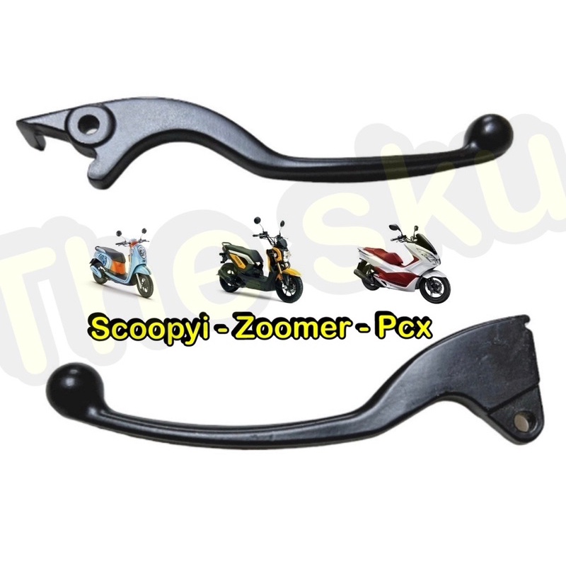 มือเบรค ** Scoopyi Zm Pcx150 ** สีดำ อย่างดี (ราคา/ข้าง)