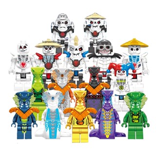 Kamembelling ชุดของเล่นตัวต่อฟิกเกอร์ Ninjago Kai Jay Sensei Wu Master 16 ชิ้น