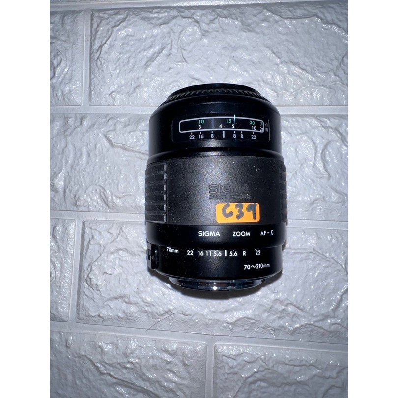 (C39) เลนส์ซูม sigma สําหรับ canon ef mount 70-210mm