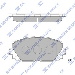 ผ้าดิสเบรคหน้า TOYOTA VIOS YARIS G S NCP92 NCP131 1.3 1.5 2006-2013 NCP150 2013- HI-Q