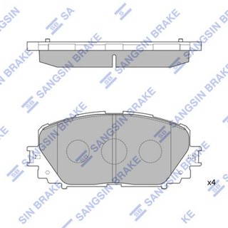 ผ้าดิสเบรคหน้า TOYOTA VIOS YARIS G S NCP92 NCP131 1.3 1.5 2006-2013 NCP150 2013- HI-Q