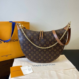 🔥ผ่อนได้🔥LV Loop Hobo Monogram Size 38 cm งาน Original อุปกรณ์ : Full Box Set [ กระเป๋าสะพายข้าง ]