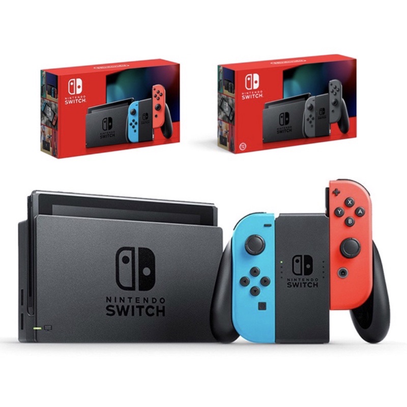 Nintendo switch v2 มือสอง(แถมแผ่นเกมส์5เกมส์)