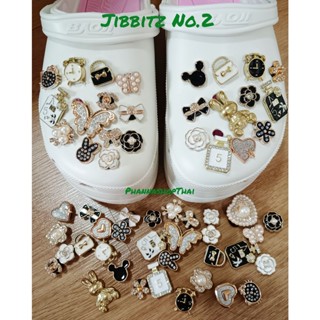 (ลายใหม่พร้อมส่ง โพส 2) Jibbitz จิ๊บบิท ตัวติดรองเท้ามีรู