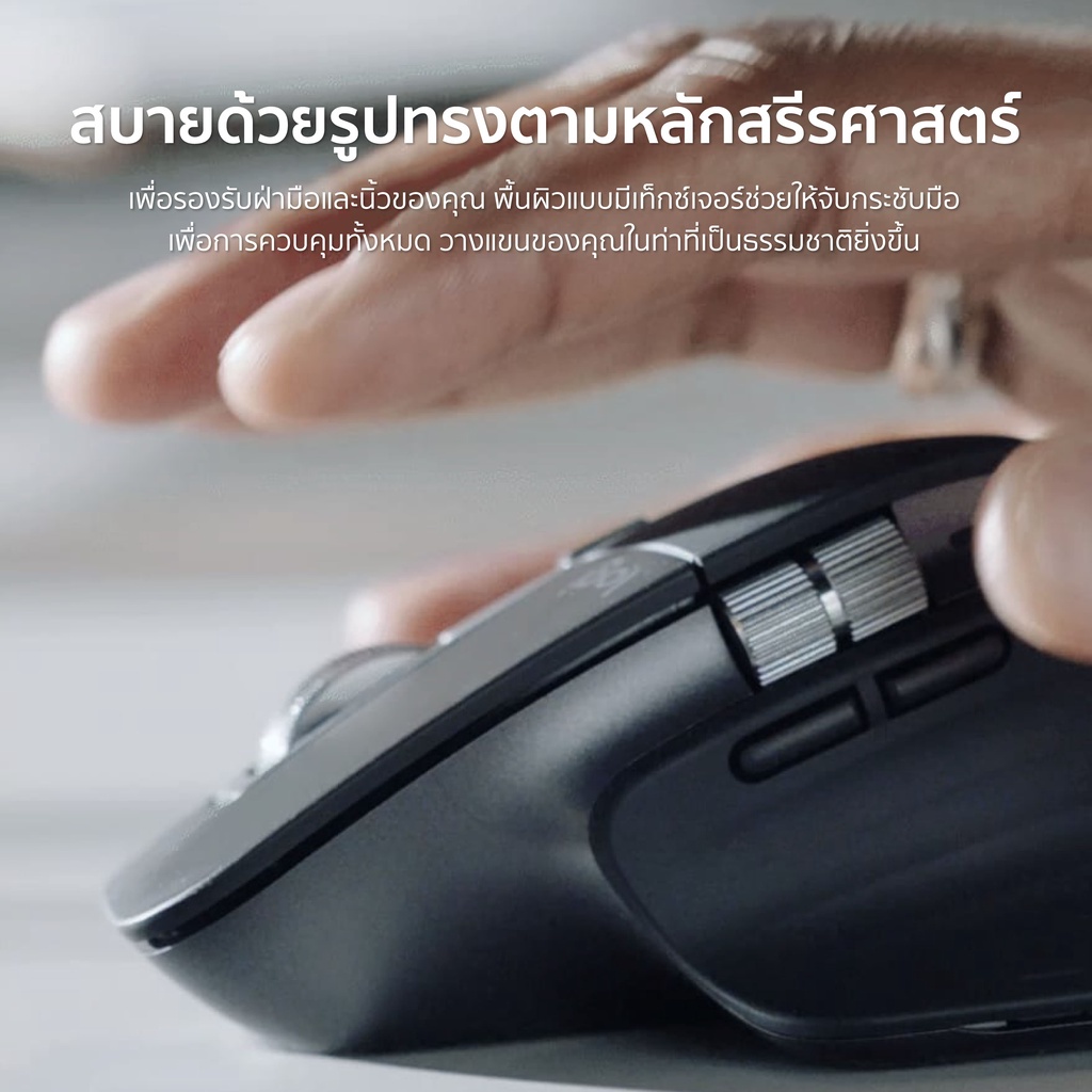 [ถูกสุดๆ 5.5]⚡️เมาส์ไร้สายรุ่นใหม่⚡️ Logitech MX Master 3S Performance Wireless Mouse ประสิทธิภาพสูง เสียงคลิกเงียบ