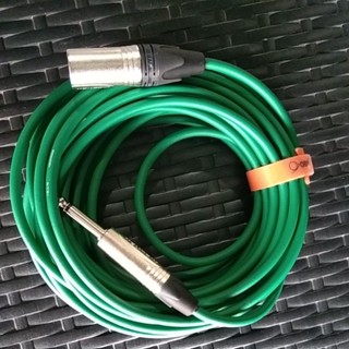 สายเคเบิลแจ็ค 6.5 มม. เป็น xlr ตัวผู้ 10 เมตร mogami 2791 Neutrik NP2X เป็น NC3MXX