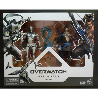 ของแท้ Overwatch Ultimates Series Hanzo and Genji Dual Pack 6-Inch-Scale Collectible Action Figures with Accessories