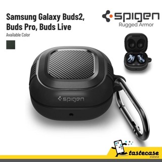 Spigen Rugged Armor เคสสำหรับ Samsung Galaxy Bud 2, Galaxy Bud Pro และ Galaxy Buds Live