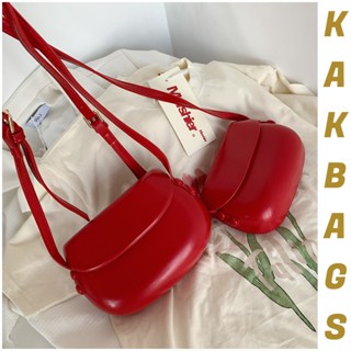 KakBags กระเป๋าสะพายไหล่สําหรับสตรีหนัง Pu ขนาดเล็ก Crossbody