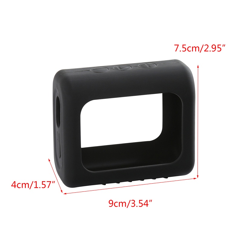 บ.น.ค.ศ. กระเป๋าเดินทางกระเป๋าซิลิโคนกันกระแทกสําหรับ GO 3 GO3 Speaker Dust-proof he