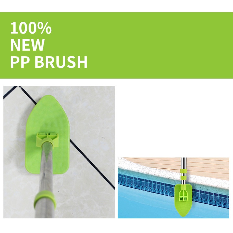 JOYBOS Floor Scrub Brush 2 In 1 Garage Bathroom Wiper Stiff Bristle Window  Squeegee Magic Broom