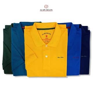 Alain Delon Polo เสื้อโปโล สีพื้น ผู้ชาย  รุ่น SSK011-1 ( มี 6 สี )