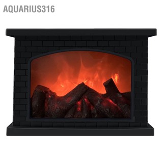 BAquarius316 โคมไฟ Led รูปเตาผิงจําลอง สไตล์เรโทร สําหรับตกแต่งห้องนั่งเล่น ระเบียง สวนสาธารณะ