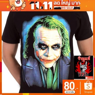 เสื้อวง Joker เสื้อยืดลาย โจ๊กเกอร์ เสื้อยืดผู้ชาย Rock เสื้อวินเทจ RCM7125