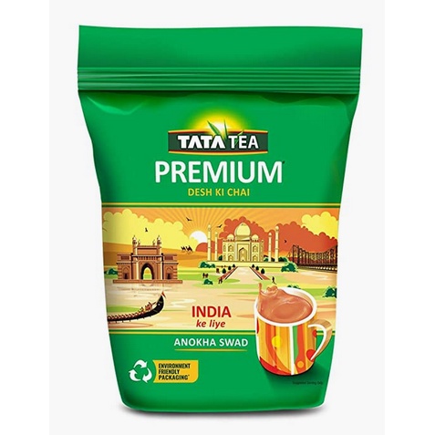 เมล็ดและใบชา พรีเมี่ยม ยี่ห้อ ทาทา (Tata Premium)  (1 กิโลกรัม KG) -- Tata Tea Premium - Desi Ki Chai