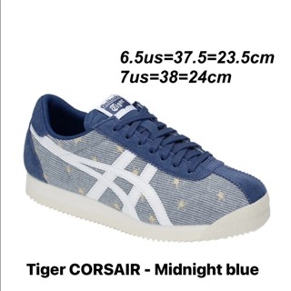 รองเท้า Onitsuka Tiger รุ่น CORSAIR Midnight blue สียีนส์ลายดาว (1182A073-401) ของแท้💯% จาก Shop