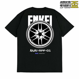 เสื้อยืด ลาย Sakazuki Relg Car Rim ENKEI RPF01 สําหรับผู้ชาย