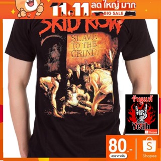 เสื้อวง Skid Row เสื้อยืด สคิด โรว์ เสื้อคอฟิต แฟชั่น เสื้อวินเทจ RCM1427