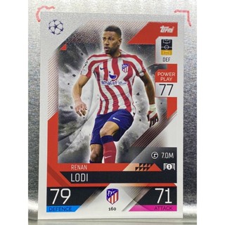 การ์ดนักฟุตบอล Renan Lodi 2022/23 การ์ดสะสม Atletico de madrid แอตมาดริด การ์ดนักเตะ แอตเลติโก้ มาดริด