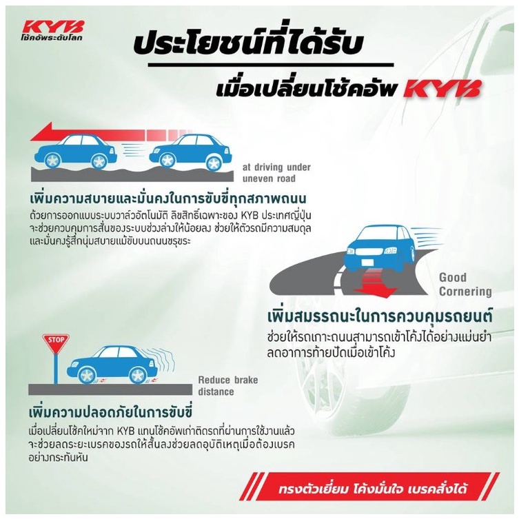 KYB โช๊คอัพ KAYABA สำหรับ NISSAN TEANA J32 ปี 2009-2013 รุ่น Excel-G - รูปที่ 2