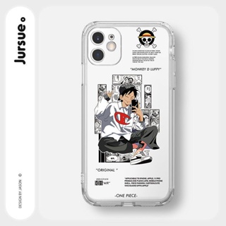 One Piece เคสไอโฟน iPhone X Xr Xs Max 13 14 pro max เคส 14plus 8พลัส phone case เคส นิ่ม cover 7 8plus se2020 12 11 pro