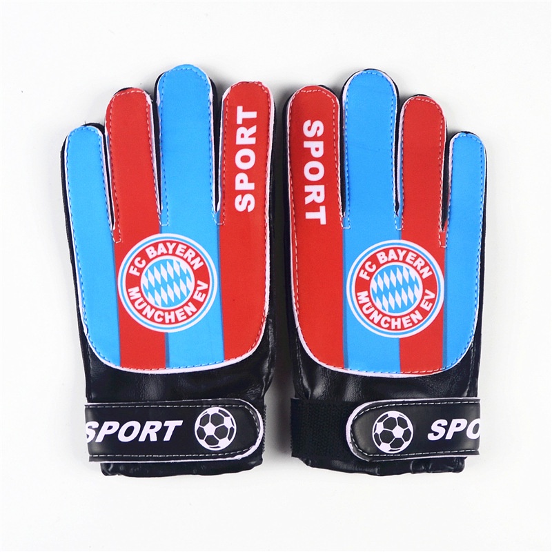 LOCAL Kids Goalkeeper Gloves Football Club Soccer Futsal Sports Equipment Training Glove Kelab Bola Sepak Size Budak #8