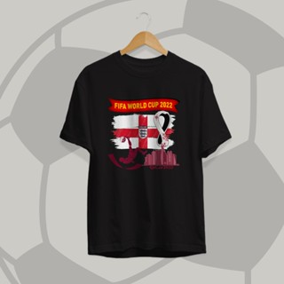 PRIA T-shirt English Football fifa world cup 2022 T-shirt premium English Ball cotton combed 30s Men Women T-shirt qatar