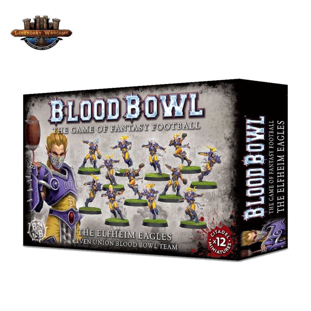 [GWพร้อมส่ง] WARHAMMER: BLOOD BOWL: ELVEN UNION TEAM - Elfheim Eagles โมเดลเกมสนามจำลอง