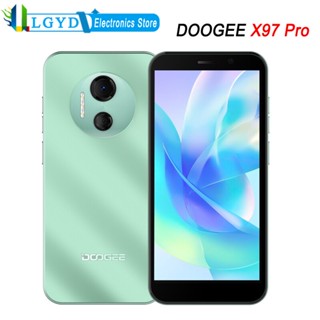 DOOGEE X97 Pro Global Version Smart Phone 4GB RAM 64GB ROM 6.0 Android 12 Helio G25 Octa Core Dual SIM 4G LTE Face Unlock NFC