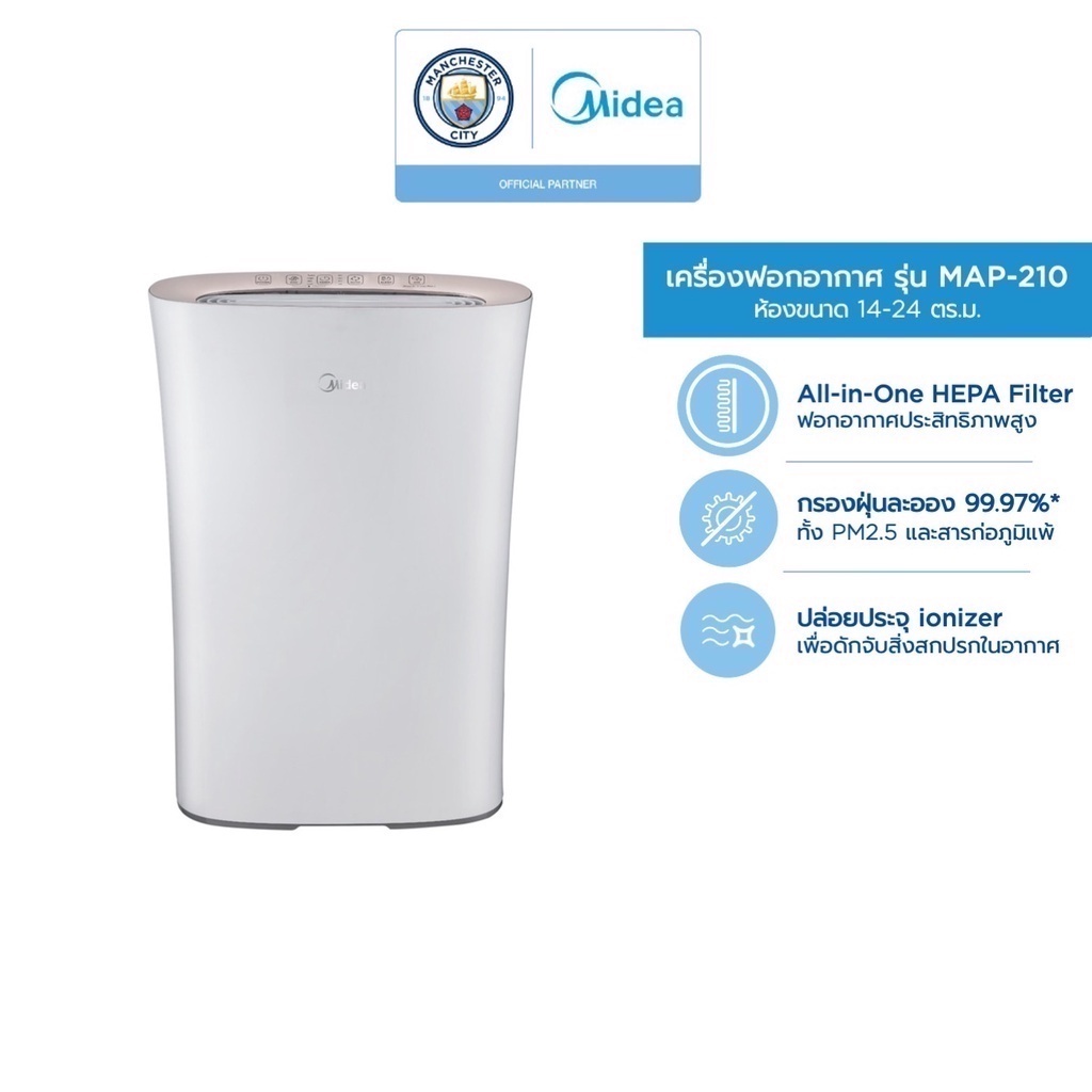 Shopee Thailand - Midea Air Purifier Model MAP-210