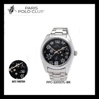 Paris Polo Club นาฬิกาผู้หญิง รุ่น PPC-220517L  สายสเตนเลส