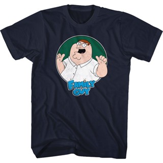 Peter Griffin Family Guy T-Shirt เสื้อสีขาว เสื้อโอเวอร์ไซ