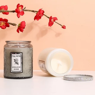 เทียน เทียนหอม เทียนหอมในห้อง เทียนหอมเกาหลี soy wax scented candle มีหลากหลายกลิ่น น้ำหนักเทียน