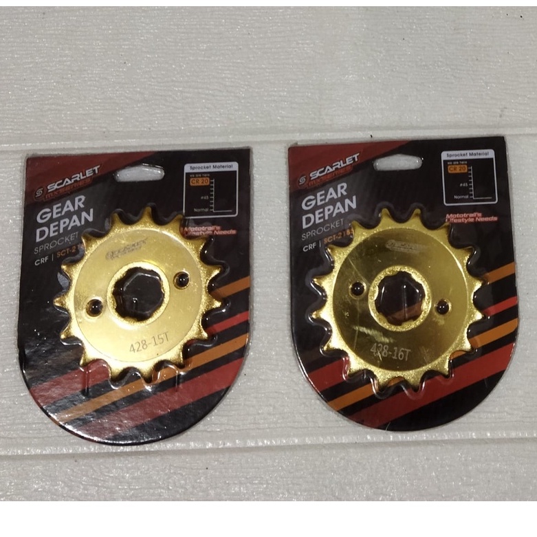 เกียร์หน้า Scarlet 428 CRF150 MEGA PRO TIGER CB150 R CBR 150 VERZA GTR 150 SONIC NEW CBR 150 2019 15